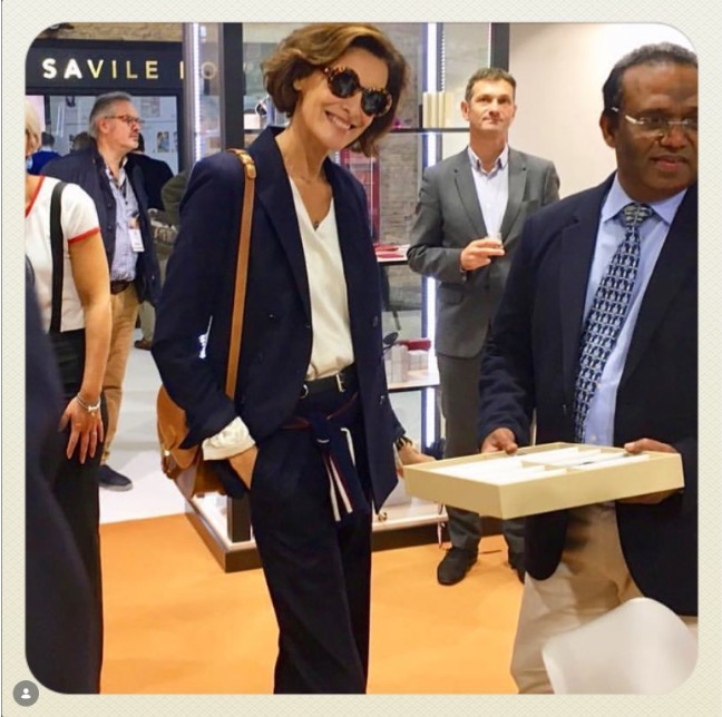 INBARAJ SAGAYA au salon SILMO Paris – rencontre professionnelle partenaires optique